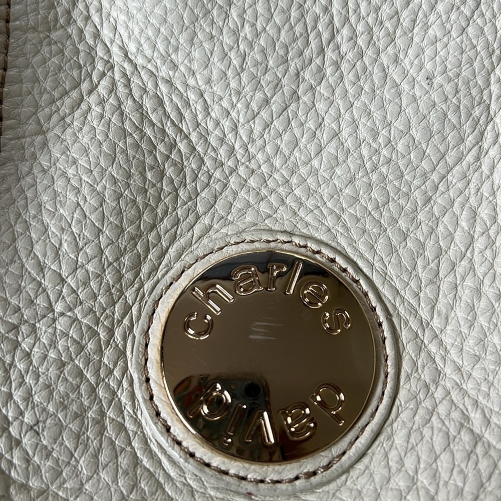 Charles David leather hobo cream color - Picture 14 of 14